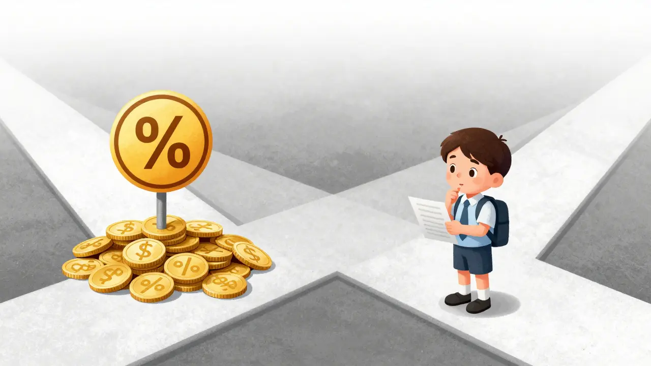Illustration of an investor navigating high taxes and uncertainty