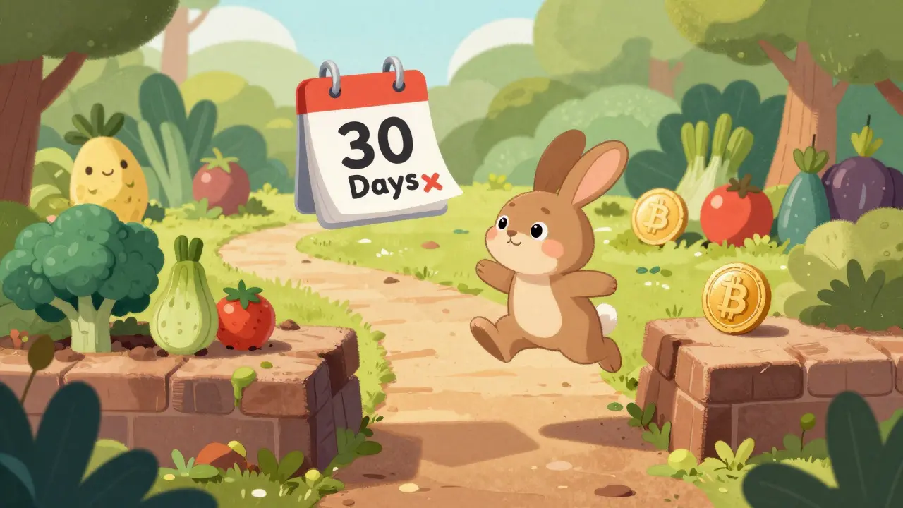 Rabbit navigating a path representing the 30-day loss rule