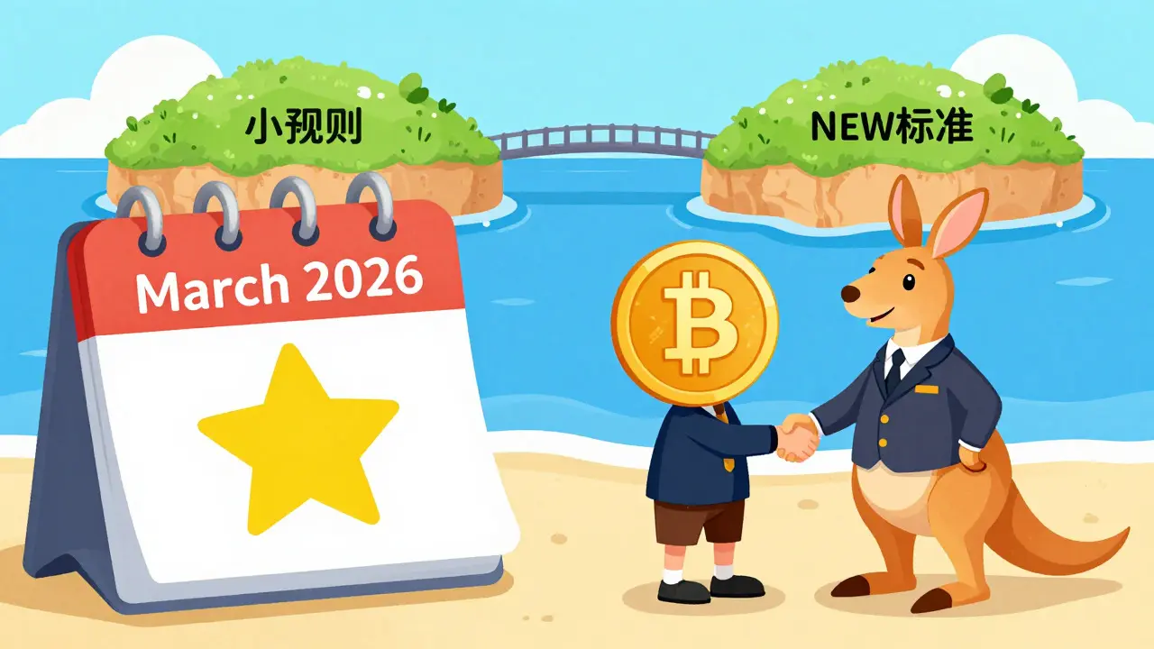 Illustration of March 2026 regulatory changes for crypto exchanges